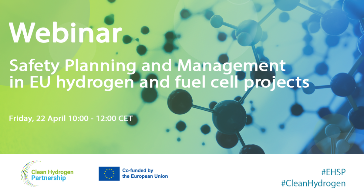 WEBINAR Safety Planning and Management in EU hydrogen and fuel cell